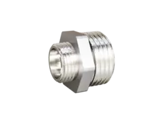 Ниппель переходной LD Pride DN40х32 (1 1/2"НР х 1 1/4"НР) латунь никель