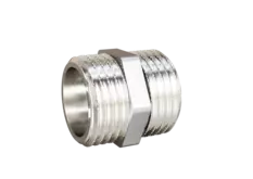 Ниппель прямой LD Pride DN32 (1 1/4") НР/НР латунь никель