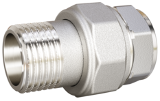 Сгон разъемный (американка) LD Pride DN15 (1/2") ВР/НР латунь никель