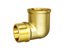 Угол 90 гр LD Pride DN25 (1") ВР/НР латунь