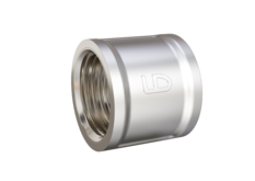 Муфта LD Pride DN15 (1/2") ВР латунь никель с биркой