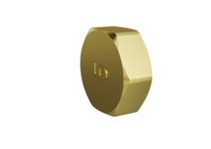 Заглушка LD Pride (на трубу) DN25 (1") ВР латунь