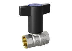 Кран шаровой латунный LD Pride 47.15.В-В.ТР Ду 15 Ру 40 Т-рукоятка с биркой