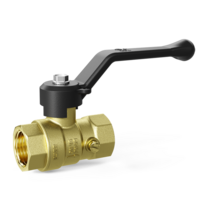 Кран шаровой латунный для манометра LD Pride 44.15.В-В.2М.Р Ду 15 М20 Ру 40 рычаг с биркой