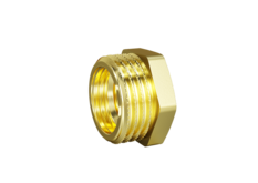 Футорка LD Pride DN20х15 (3/4"НР х 1/2" ВР) латунь с биркой