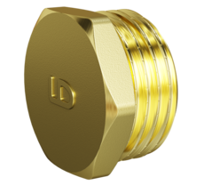 Пробка (в трубу) LD Pride DN25 (1") НР латунь