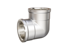 Угол 90 гр LD Pride DN32 (1 1/4") ВР/ВР латунь никель с биркой