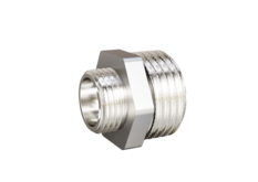 Ниппель переходной LD Pride DN20х15 (3/4"НР х 1/2"НР) латунь никель с биркой