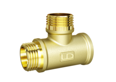 Тройник LD Pride DN15 (1/2") ВР/НР/НР латунь