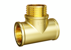 Тройник LD Pride DN15 (1/2") ВР/НР/ВР латунь