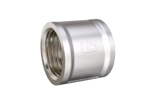 Муфта LD Pride DN25 (1") ВР латунь никель