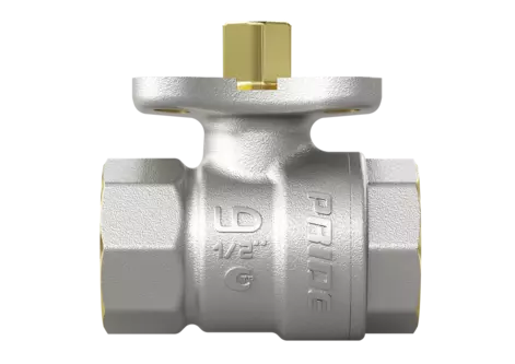 Кран шаровой латунный под привод LD Pride 49.15.В-В.П.F03 Ду15 Ру40