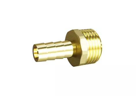 Штуцер для шланга LD Pride Дн14х1/2” НР латунь