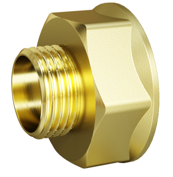 Переход LD Pride DN25х20 (1"ВР х 3/4"НР) латунь