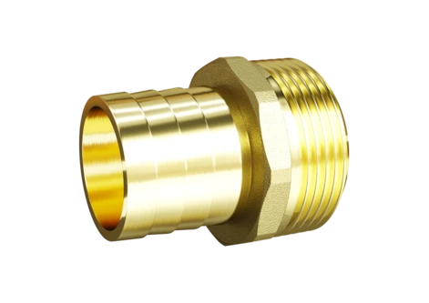 Штуцер для шланга LD Pride Дн25х1” НР латунь