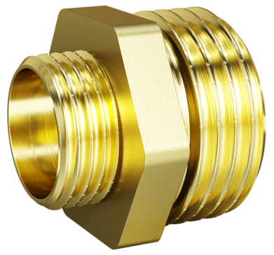 Ниппель переходной LD Pride DN40х32 (1 1/2"НР х 1 1/4"НР) латунь