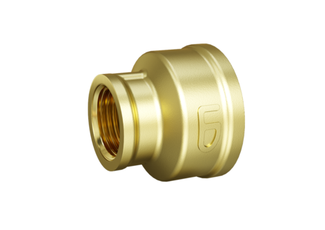 Муфта переходная LD Pride DN25х15 (1"ВР х 1/2"ВР) латунь с биркой