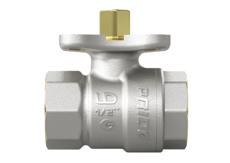 Кран шаровой латунный под привод LD Pride 49.15.В-В.П.F03 Ду15 Ру40