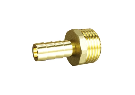 Штуцер для шланга LD Pride Дн14х1/2” НР латунь