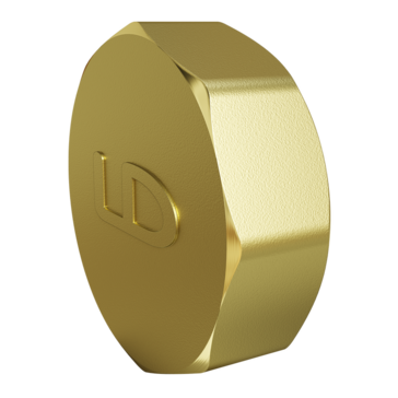 Заглушка LD Pride (на трубу) DN50 (2") ВР латунь