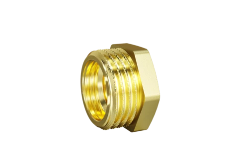 Футорка LD Pride DN40х32 (1 1/2"НР х 1 1/4" ВР) латунь с биркой