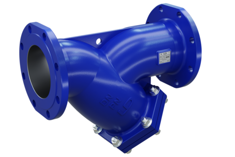 Фильтр сетчатый фланцевый LD ФСФ У-образный чугунный DN 50 PN 16