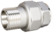 Сгон разъемный (американка) LD Pride DN20 (3/4") ВР/НР латунь никель - под заказ