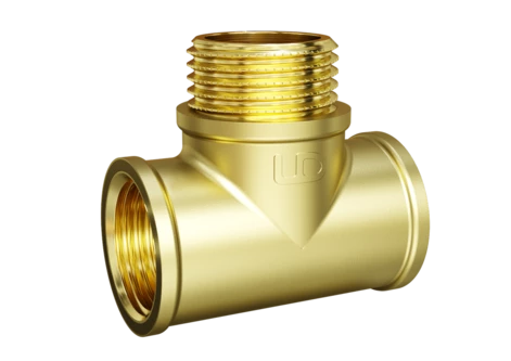 Тройник LD Pride DN20 (3/4") ВР/НР/ВР латунь с биркой