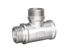 Тройник LD Pride DN15 (1/2") ВР/НР/НР латунь никель