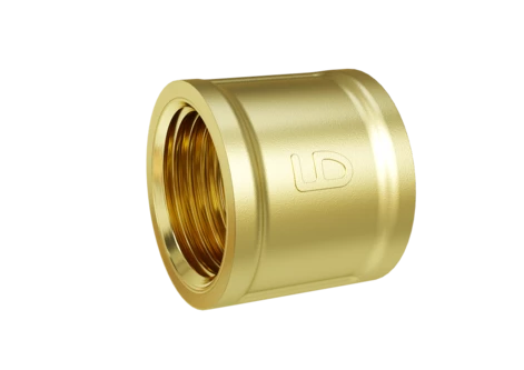 Муфта LD Pride DN50 (2") ВР латунь с биркой