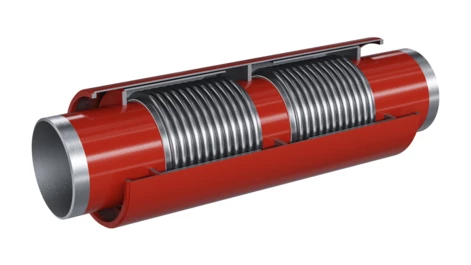 Двусильфонное компенсационное устройство типа 2ОПКР