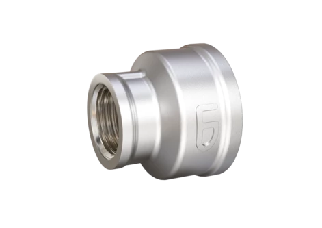 Муфта переходная LD Pride DN20х15 (3/4"ВР х 1/2"ВР) латунь никель в упаковке