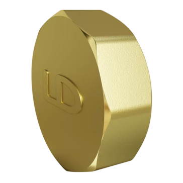 Заглушка LD Pride (на трубу) DN50 (2") ВР латунь