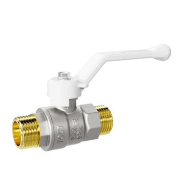 Кран шаровой латунный LD Pride 47.20.Н-Н.Р Ду 20 Ру 40 рычаг (white) с биркой