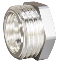 Футорка LD Pride DN25х20 (1"НР х 3/4" ВР) латунь никель