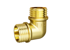 Угол 90 гр LD Pride DN15 (1/2") НР/НР латунь