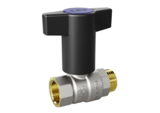 Кран шаровой латунный LD Pride 47.20.В-Н.ТР Ду 20 Ру 40 Т-рукоятка (blue)