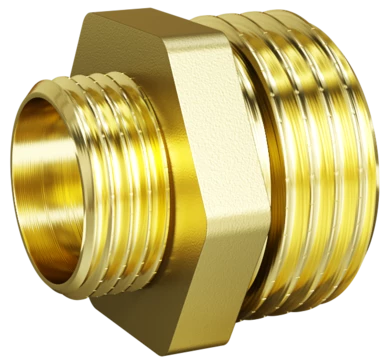 Ниппель переходной LD Pride DN25х20 (1"НР х 3/4"НР) латунь