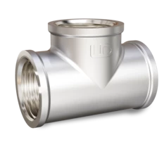 Тройник LD Pride DN20 (3/4") ВР/ВР/ВР латунь никель