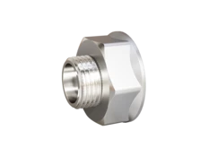 Переход LD Pride DN25х20 (1"ВР х 3/4"НР) латунь никель с биркой