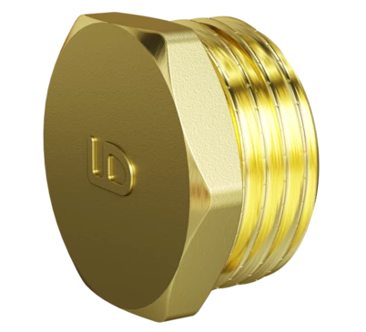 Пробка (в трубу) LD Pride DN25 (1") НР латунь