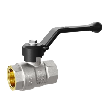 Кран шаровой латунный LD Pride 47.50.В-В.Р Ду 50 Ру 25 рычаг