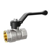 Кран шаровой латунный LD Pride 47.25.В-В.Р Ду 25 Ру 40 рычаг с биркой