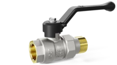 Кран шаровой латунный LD Pride 47.15.ГШ-В.Р исп 2 Ду 15 Ру 40 рычаг