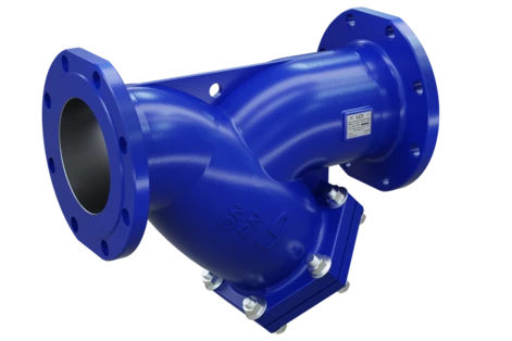 Фильтр сетчатый фланцевый LD ФСФ У-образный чугунный DN 80 PN 16