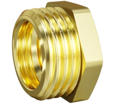 Футорка LD Pride DN20х15 (3/4"НР х 1/2" ВР) латунь