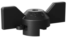 Рукоятка "Бабочка" (Черная) LD Pride для DN 15, 20