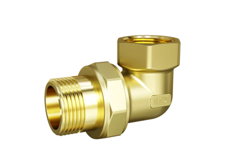 Сгон разъемный угловой (американка) LD Pride DN20 (3/4") ВР/НР латунь с биркой