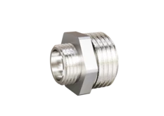 Ниппель переходной LD Pride DN25х20 (1"НР х 3/4"НР) латунь никель