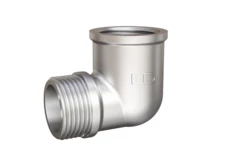 Угол 90 гр LD Pride DN15 (1/2") ВР/НР латунь никель